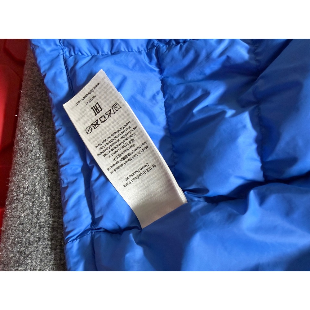 FJALLRAVEN BLUE EXPEDITION SERIES DOWN PUFFER JACKET HOODED FULL SIP WOMENS - Picture 9 of 12